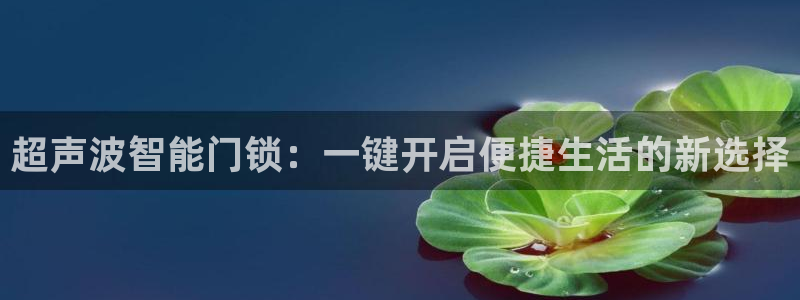 jdb飞鸟派对大奖视频：超声波智能门锁：一键开启便捷生活的新