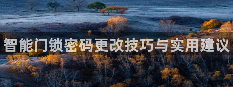 jdb电子官网网站：智能门锁密码更改技巧与实用建议