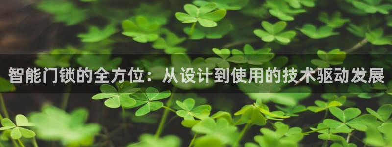jdb电子试玩链接：智能门锁的全方位：从设计到使用的技术驱动