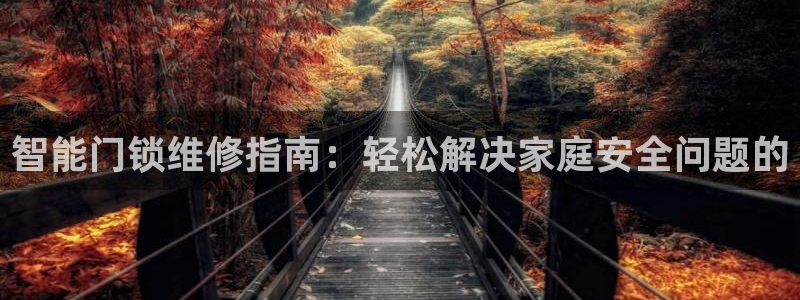 jdb电子夺宝游戏试玩：智能门锁维修指南：轻松解决家庭安全问