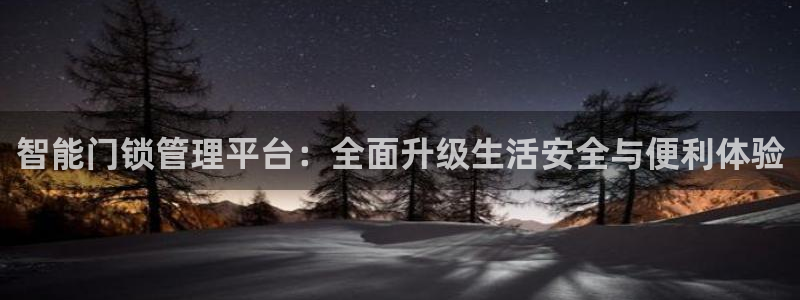 jdb电子试玩网页：智能门锁管理平台：全面升级生活安全与便利