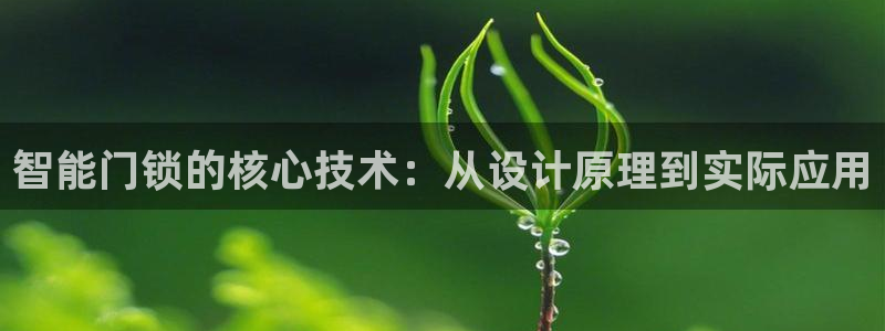 JDB电子夺宝72倍金刚：智能门锁的核心技术：从设计原理到实