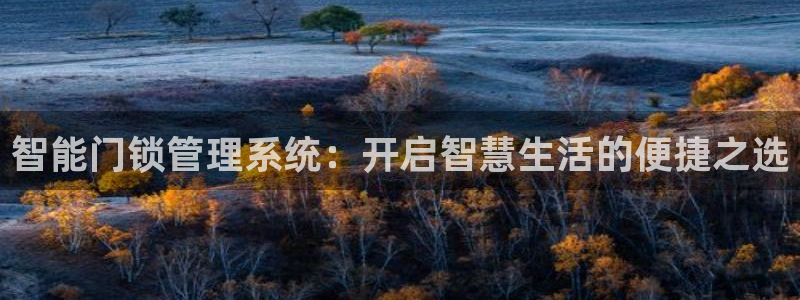 jdb电子平台下载：智能门锁管理系统：开启智慧生活的便捷之选