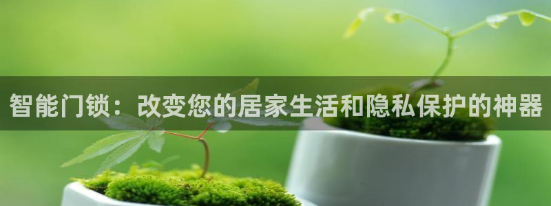 jdb电子入口：智能门锁：改变您的居家生活和隐私保护的神器