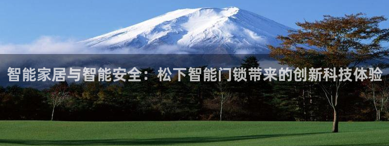 jdb电子游戏平台官网：智能家居与智能安全：松下智能门锁带来