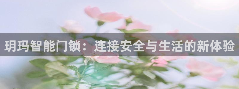 jdb电子平台控制：玥玛智能门锁：连接安全与生活的新体验